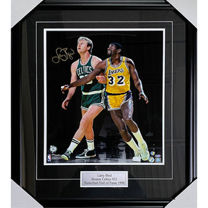 Larry Bird Framed Autographed Boston Celtics 16X20 Photo