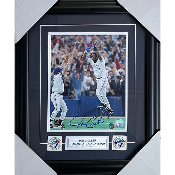 Framed Toronto Blue Jays Joe Carter Autographed Signed Inscribed Jerse –  MVP Authentics