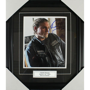 Charlie Hunnam Framed Autographed "Sons of Anarchy" 8X10 Photo