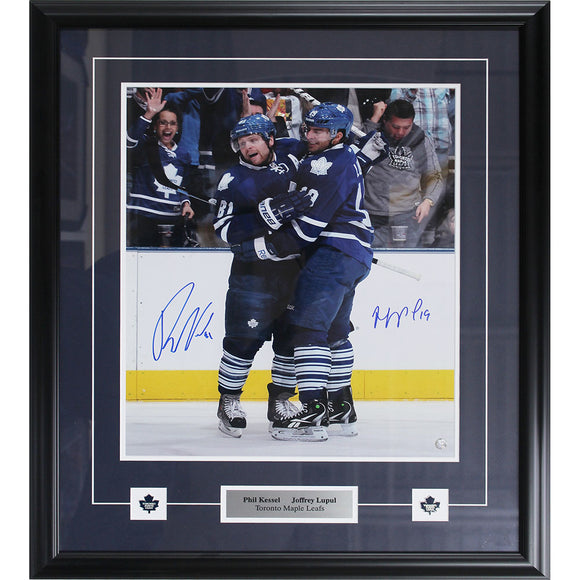 Phil Kessel/Joffrey Lupul Framed Autographed Toronto Maple Leafs 16X20 Photo