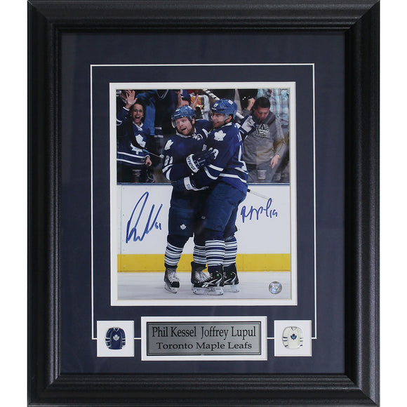 Phil Kessel/Joffrey Lupul Framed Autographed Toronto Maple Leafs 8X10 Photo