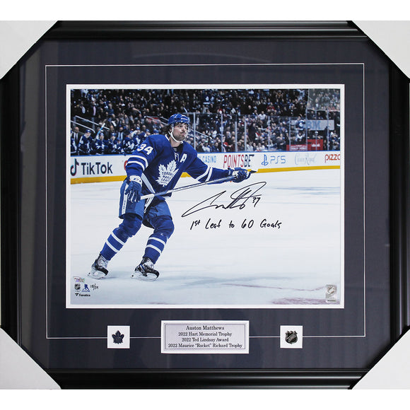 Framed Auston Matthews Toronto Maple Leafs Autographed 8 x 10 Reverse  Retro Jersey Goal Celebration Photograph - Autographed NHL Photos at  's Sports Collectibles Store