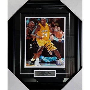 Shaquille O'Neal Framed Autographed Los Angeles Lakers 8X10 Photo