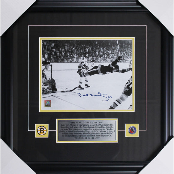 Bobby Orr Framed Autographed Boston Bruins 
