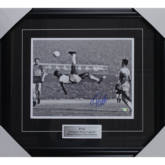 Bleachers Sports Music & Framing — Pele Signed FC Brazil Jersey