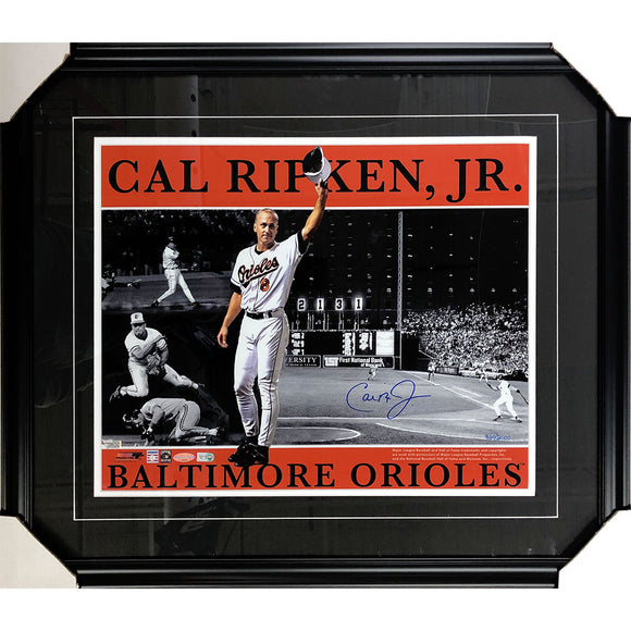 Cal Ripken Jr. Framed Autographed Limited-Edition 16X20 Photo (#360/2000)