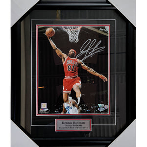Dennis Rodman Framed Autographed Chicago Bulls 11X14 Photo