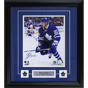 Nikita Zaitsev Framed Autographed Toronto Maple Leafs 8X10 Photo
