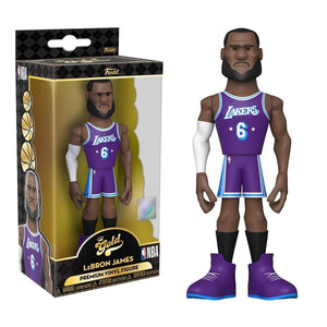 LeBron James Los Angeles Lakers Funko Gold Figure
