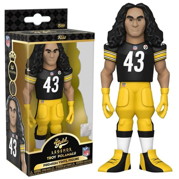 Troy Polamalu Pittsburgh Steelers Funko Gold Legends Figure