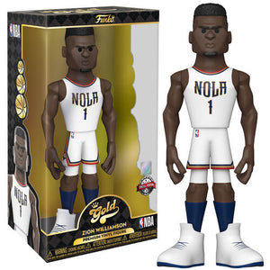 Zion Williamson New Orleans Pelicans Funko Gold Figure