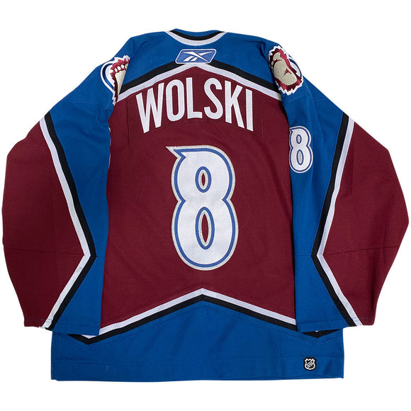 Wojtek Wolski Autographed Game-Worn Colorado Avalanche Jersey