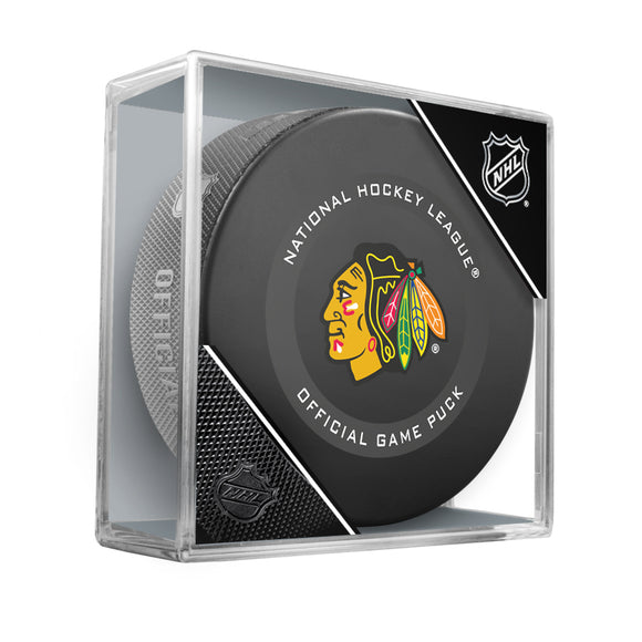 Chicago Blackhawks Official Game Model Puck