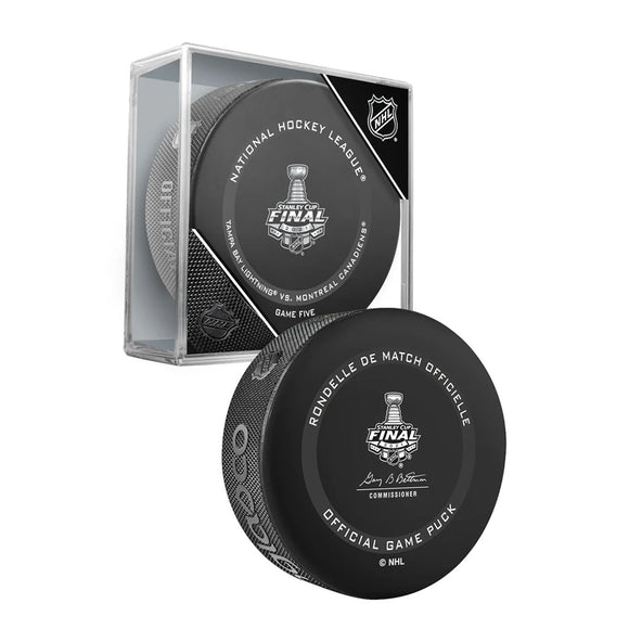 2021 Stanley Cup Finals Game 5 Official Game Puck