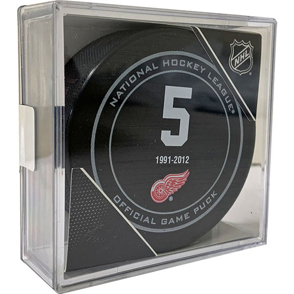 Mark Messier Jersey Retirement Night Official Game Puck – Frozen Pond