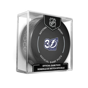 Tampa Bay Lightning 30th Anniversary Official Game Model Puck