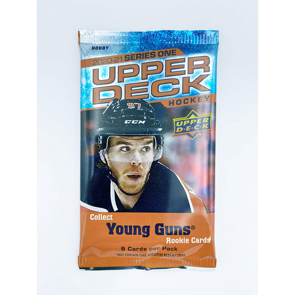 2020-21 Upper Deck Series 1 Hobby Hockey Cards Pack