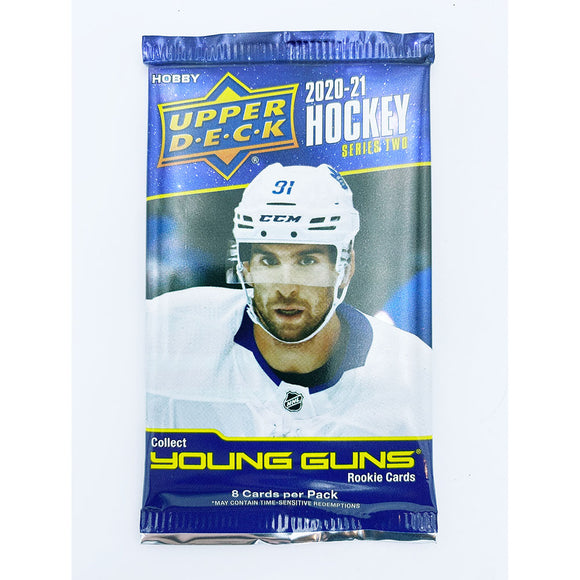 2020-21 Upper Deck Series 2 Hobby Hockey Cards Pack