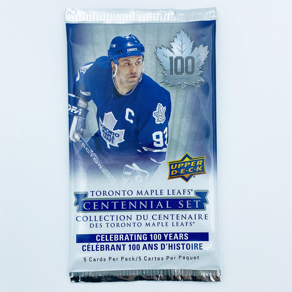 2017-18 Upper Deck Toronto Maple Leafs Centennial Hockey Cards Pack