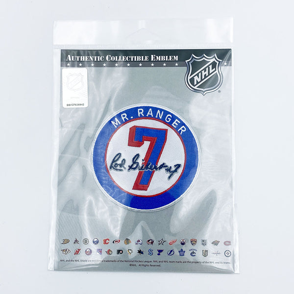 NY Rangers Authentic Jersey Retirement Banner, #7 Rod Gilbert, New and  sealed.