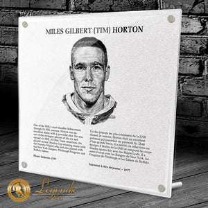 NHL Legends HOF Plaque - Tim Horton