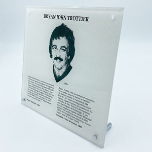 NHL Legends HOF Plaque - Bryan Trottier