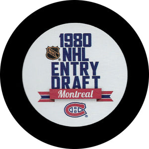 1980 NHL Draft Puck