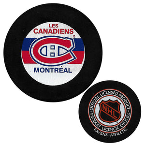 Montreal Canadiens Vintage Ravens Athletic Puck