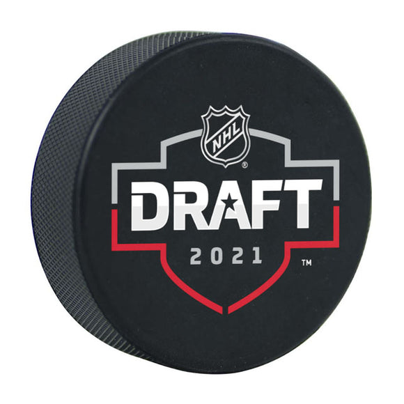 Unsigned Fanatics Authentic 2021 NHL Draft Logo Hockey Puck