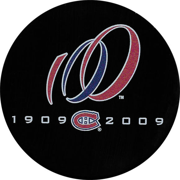 Montreal Canadiens Centennial Souvenir Puck