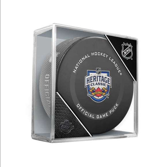 2022 Heritage Classic Official Game Puck