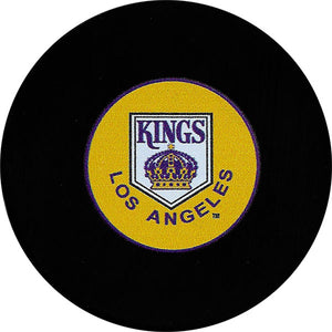 Los Angeles Kings Old Logo Autograph Model Puck