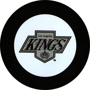 Los Angeles Kings Old Logo Puck (Silver & Black)