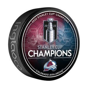 2022 Stanley Cup Colorado Avalanche Champions Puck