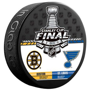 2019 Stanley Cup Finals Dueling Logos Puck