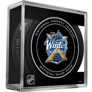 2018 Winter Classic Official Game Puck