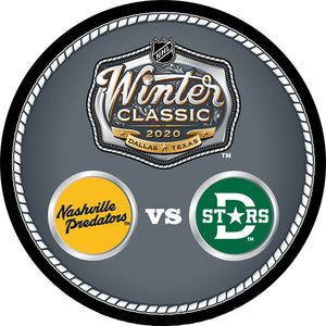 2020 Winter Classic Dueling Logos Puck