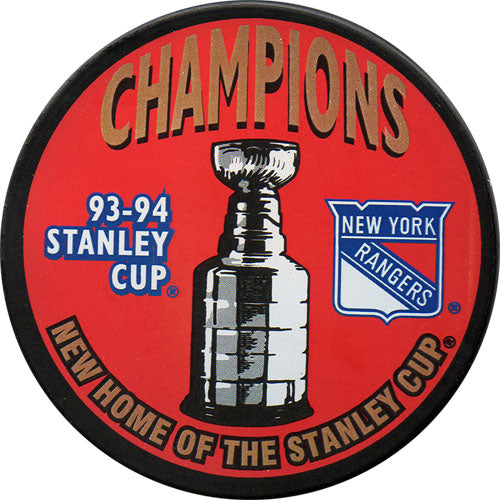 1994 New York Rangers Stanley Cup Champions Puck