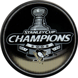 2009 Pittsburgh Penguins Stanley Cup Champions Puck