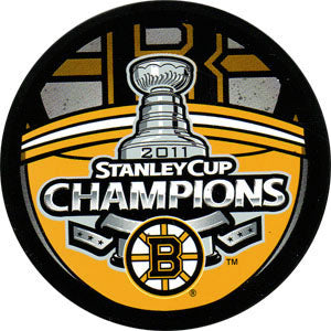 2011 Stanley Cup Boston Bruins Champions Puck