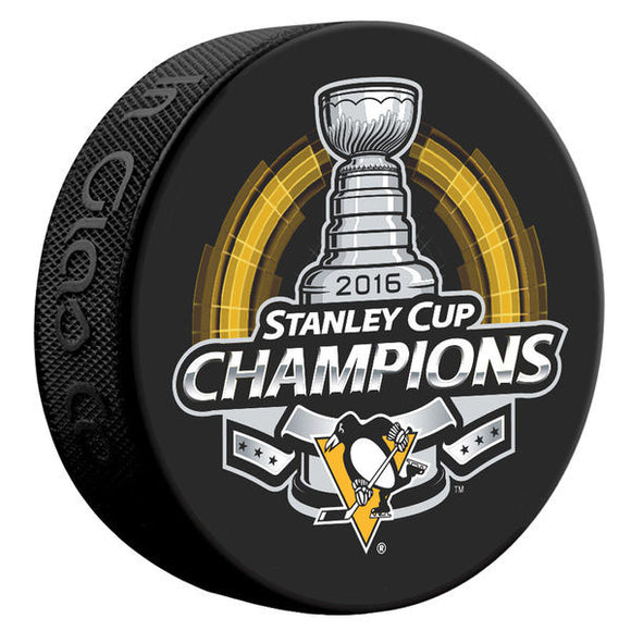 2016 Stanley Cup Pittsburgh Penguins Champions Puck