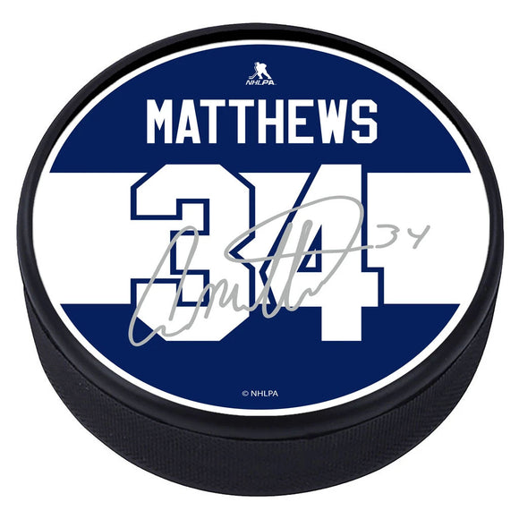 Auston Matthews - Signed 11x14 Unframed Toronto Maple Leafs Photo  *Imperfect Signature* - NHL Auctions