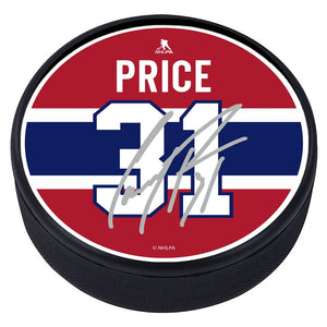 Carey Price Montreal Canadiens Signature Puck