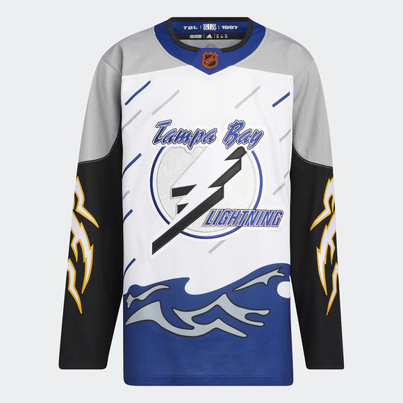 I was gifted the new retro reverse Jersey in Adidas and Fanatics. The tough  part, i only get to keep one . Which would you choose ? :  r/TampaBayLightning