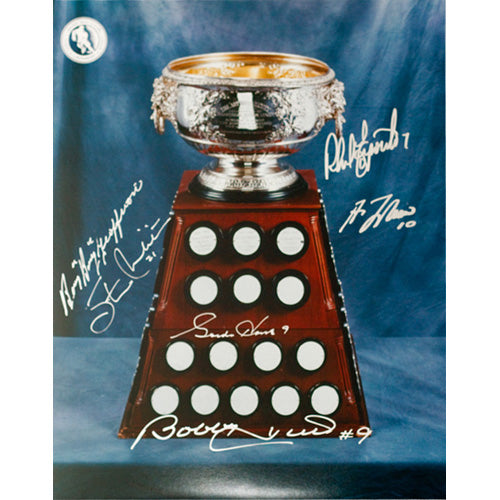 Art Ross Trophy 11X14 Photo (6 signatures)
