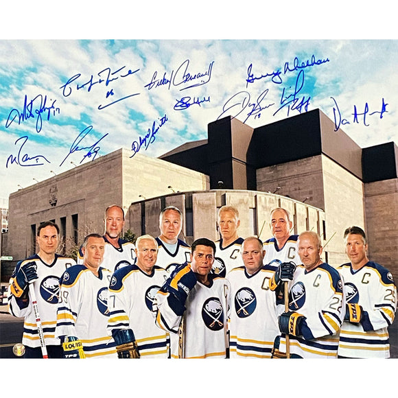 Buffalo Sabres Legends Autographed 16X20 Photo (11 Signatures)