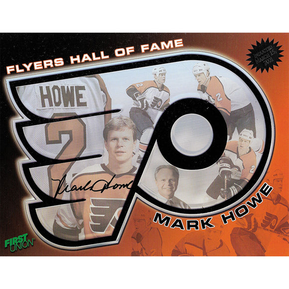 Mark Howe Autographed Philadelphia Flyers 8X10 Photo (Collage)