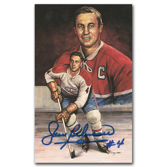 Jean Beliveau (deceased) Autographed Legends of Hockey Card