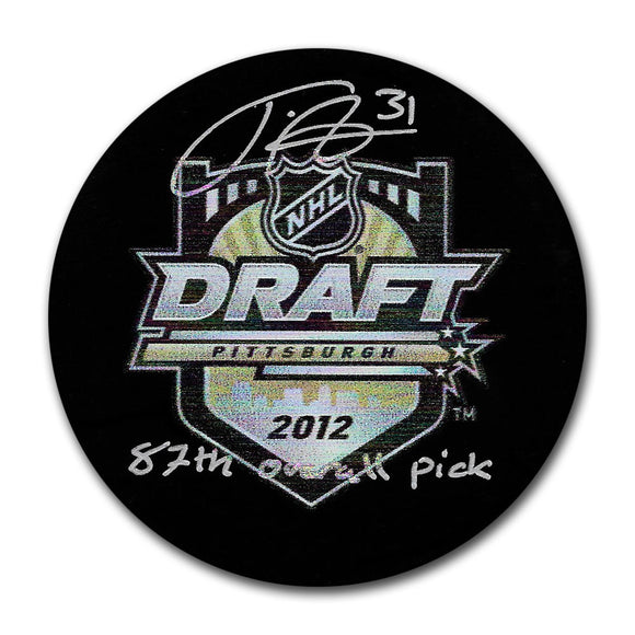 Frederik Andersen Autographed 2012 NHL Draft Puck