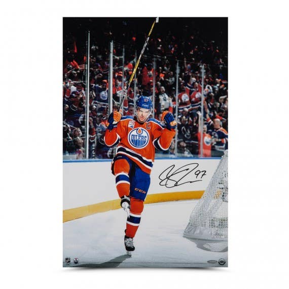 Leon Draisaitl Edmonton Oilers Unsigned White Reverse Retro Jersey Skating Photograph